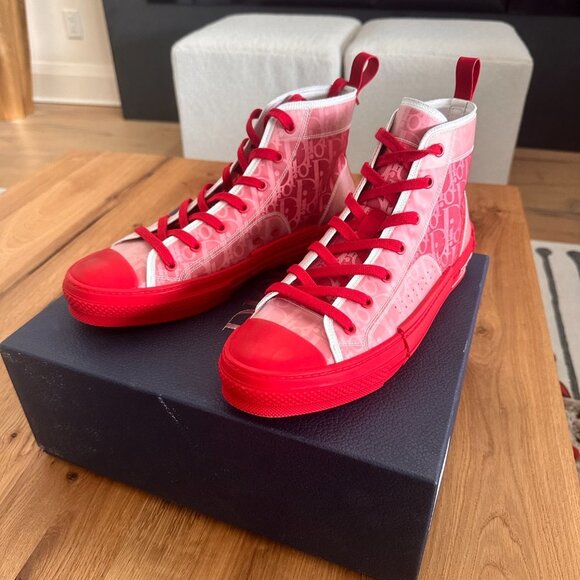 DIOR MEN B23 LOGO SNEAKERS - Picture 11 of 16